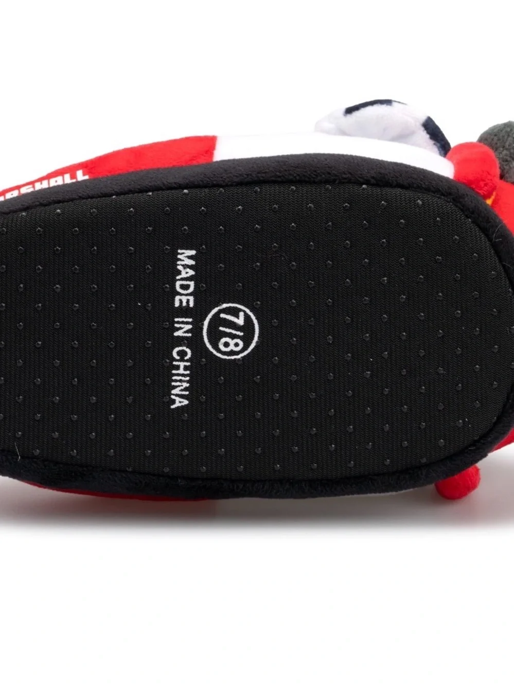 Paw Patrol Kids Plush Slippers - Red, Black & White